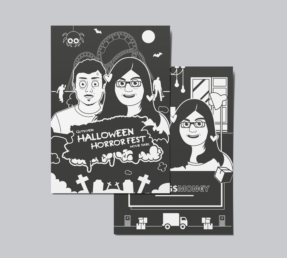 Geschenkkarte Movie Park + Umzug