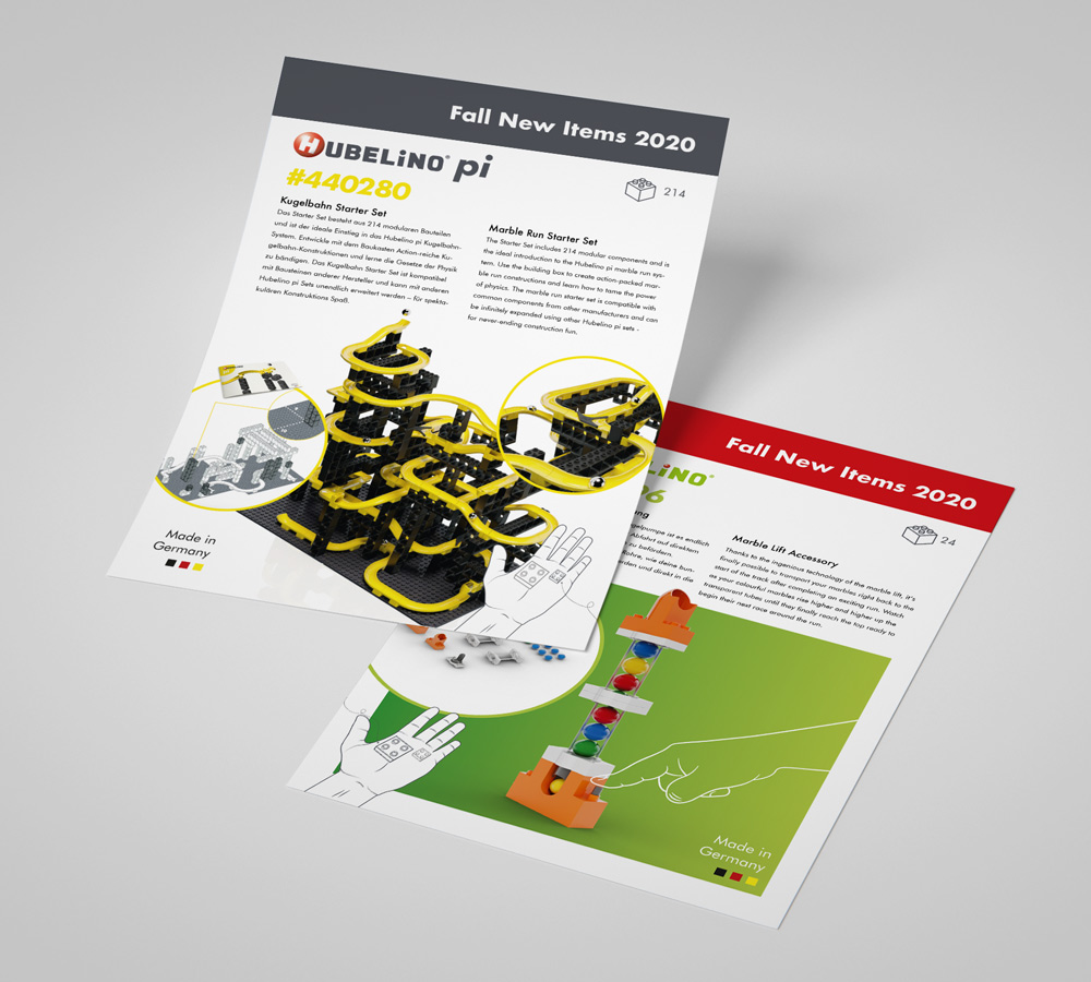 Hubelino Neuheiten Flyer 2020